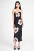 Skylan Strapless Midi Dress – Ikebana